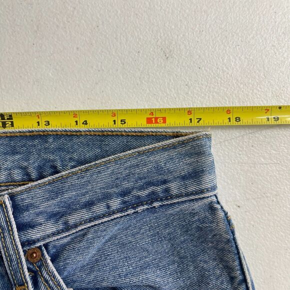 Levi's 501 Jeans Mens 36x30 Vtg Blue Denim Button Fly 100% Cotton Straight Leg - Picture 11 of 15